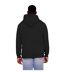 Mens Core Ringspun Cotton Hoodie Black Casual Classics-2