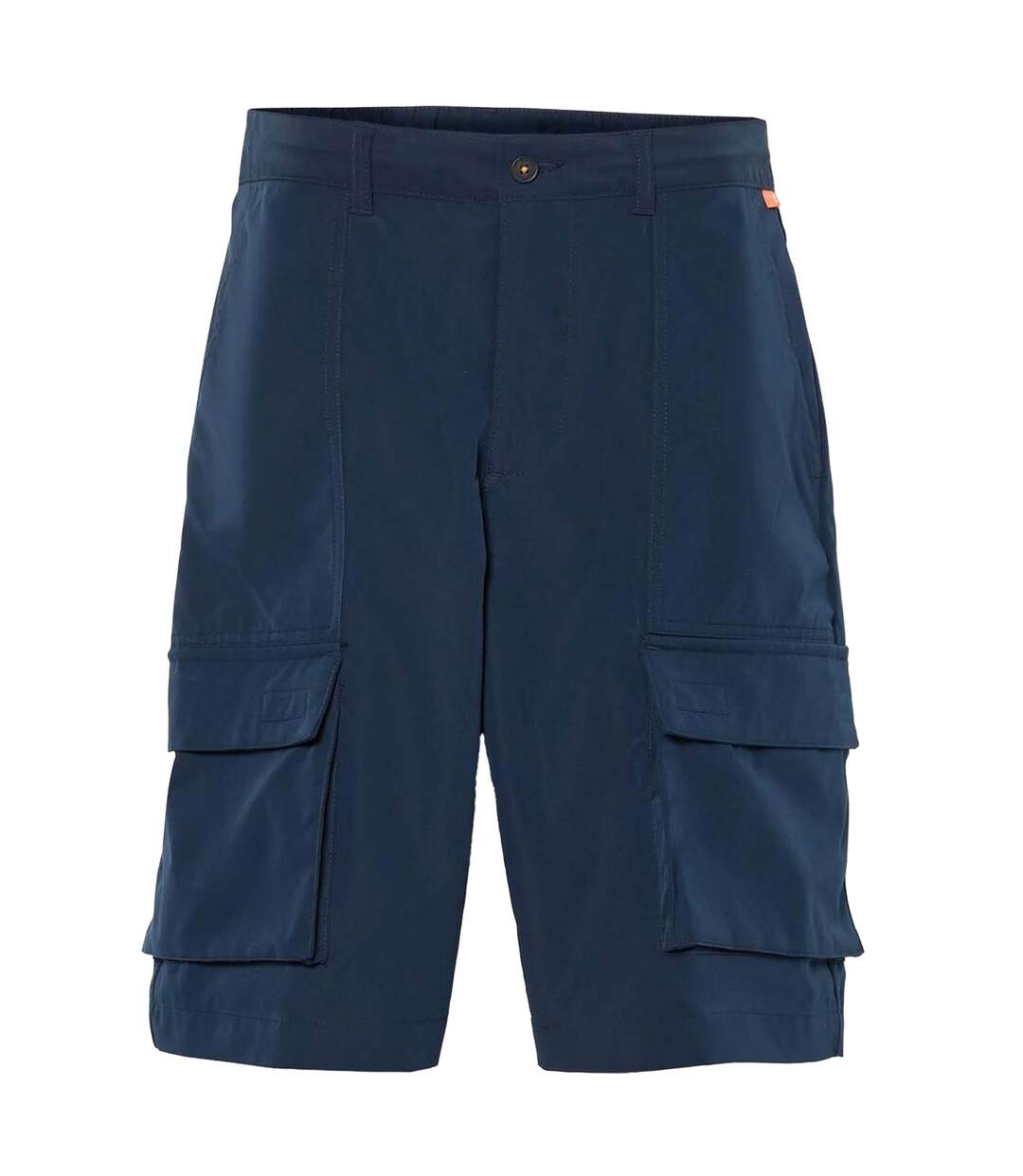Mens Leather Badge Water Repellent Cargo Shorts Navy Timberland-2