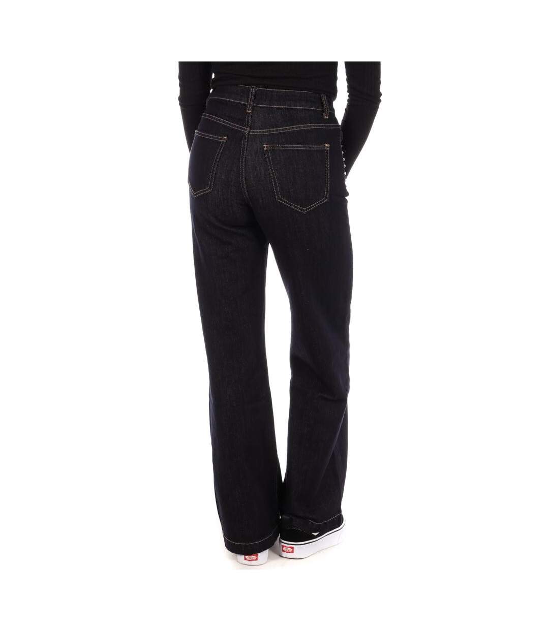 Jean loose bleu brut femme monday premium 1807-2