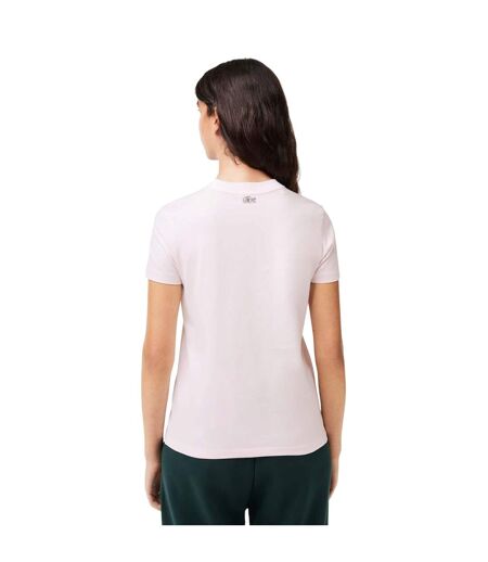 Womens/ladies Eleven By Venus Cotton T-shirt Pink Lacoste