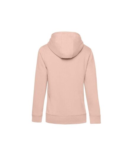 Sweat à capuche queen femme rose B&C