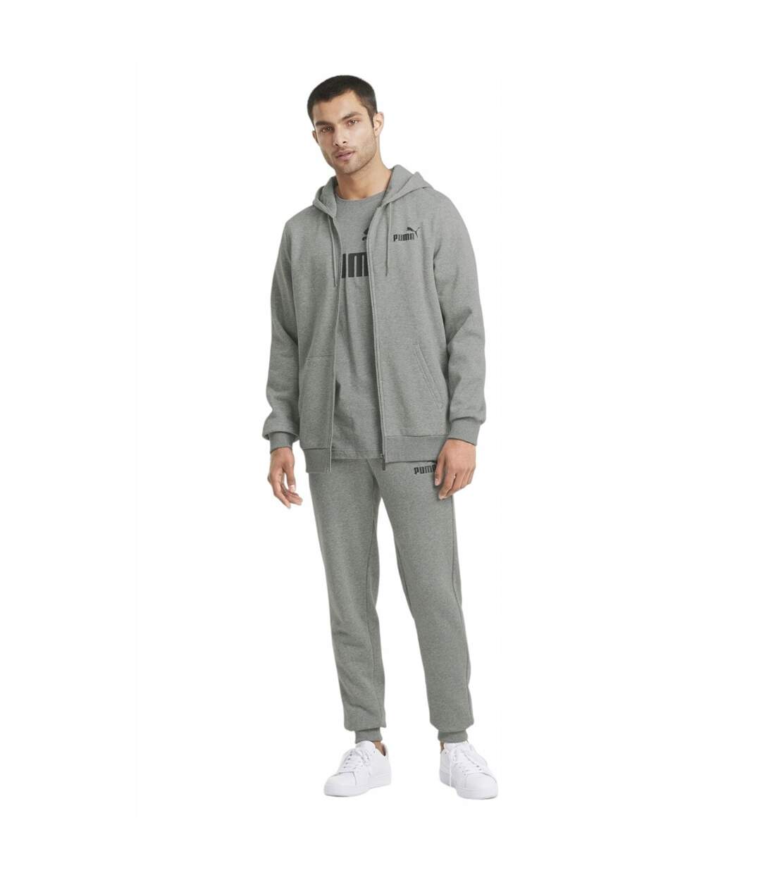 Veste À Capuche Ess Homme Gris Puma-1