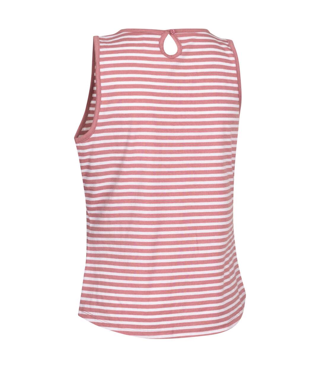 Womens/ladies kelly stripe vest top light mulberry Trespass