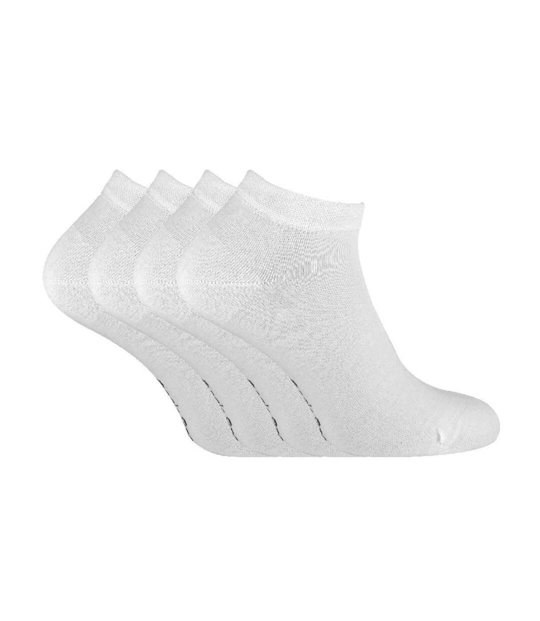 4 Pack Mens Luxury Bamboo Low Cut Trainer Socks-1