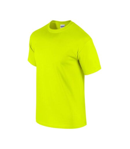 Gildan Mens Ultra Cotton T-Shirt (Safety Green) - UTPC6407