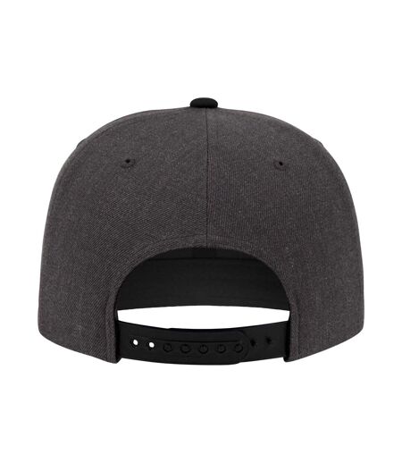 Classic Two Tone Cap Charcoal Black Flexfit