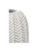 Vase Déco en Résine Leaf 46cm Blanc-2