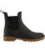 Bottes De Pluie Lady Harriett Femme Noir Mat Marron Pâle Regatta-1