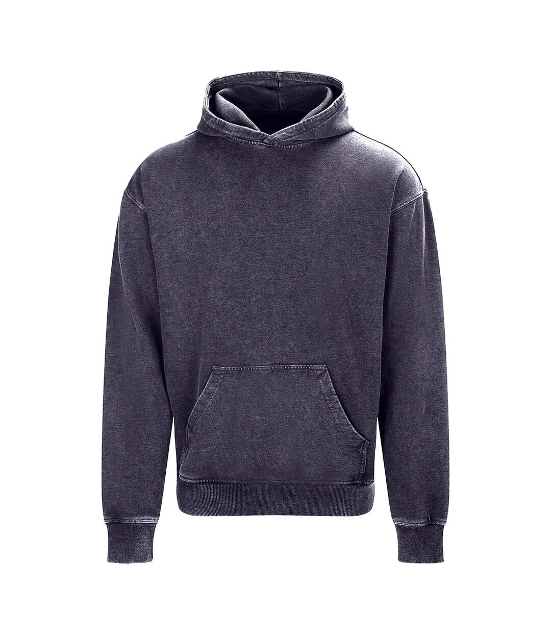 Sweat À Capuche Adulte Gris Délavé Awdis-2