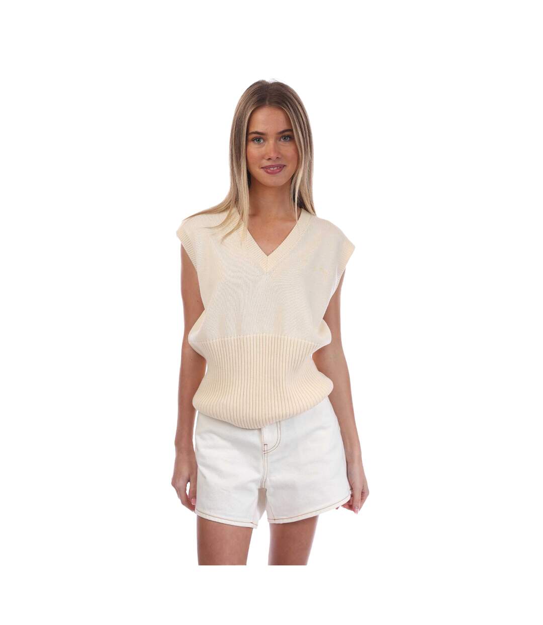 Débardeur Swimming Man Femme Beige Off White-1