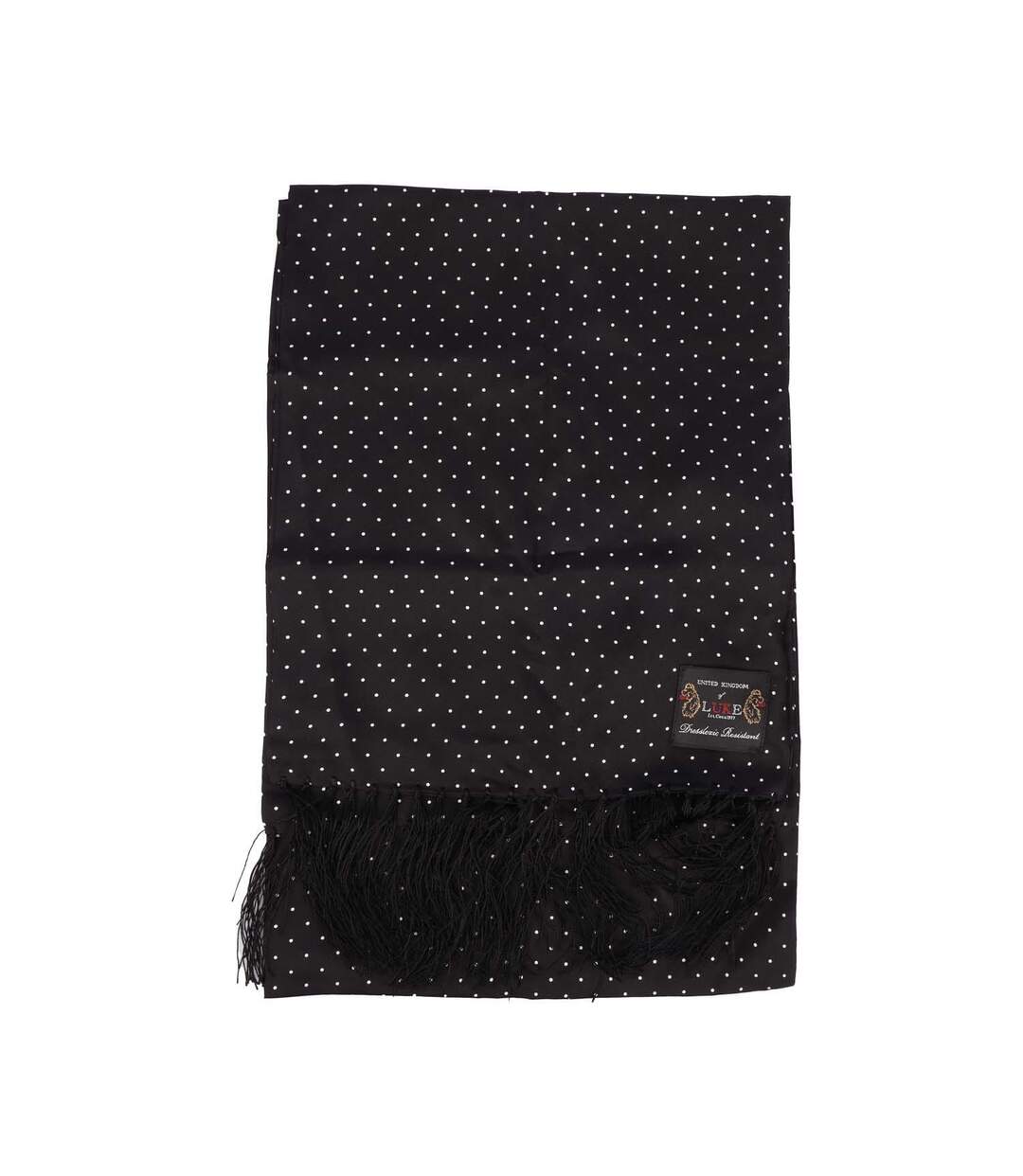 Polka Dot Scarf One Size Black Luke 1977-2