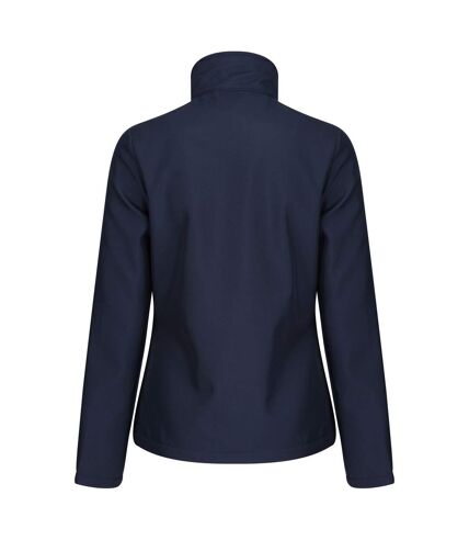 Regatta Standout Womens/Ladies Ablaze Printable Soft Shell Jacket (Navy/French Blue)