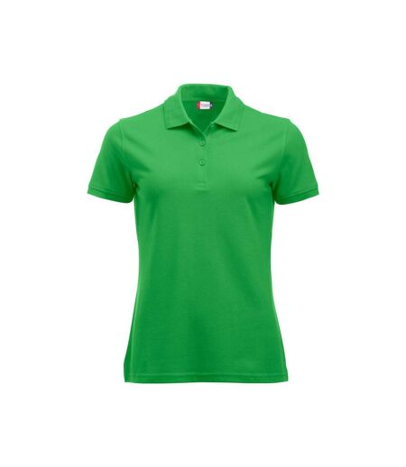 Clique Womens/Ladies Manhattan Polo Shirt (Apple Green)