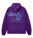 Sweat À Capuche Motif/style Pochoir Block Homme Violet Money-2