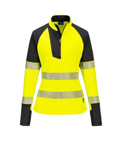 Sweat Pw3 Femme Jaune Noir Portwest