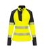 Sweat Pw3 Femme Jaune Noir Portwest-1
