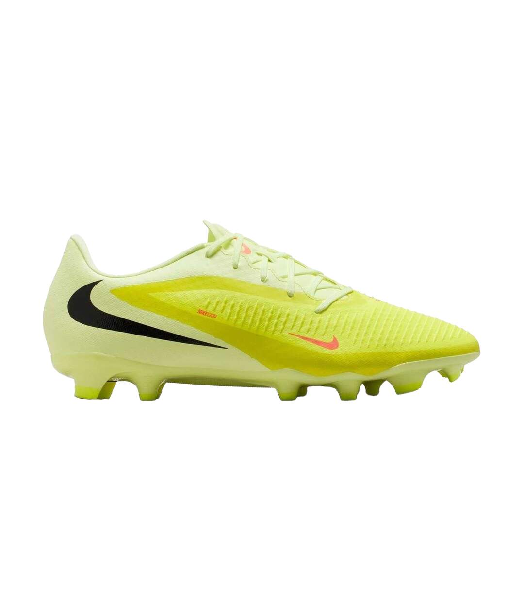Chaussures De Foot Pour Terrain Ferme Phantom Gx Academy Homme Rouge Cramoisi Vert Fluo Nike-1