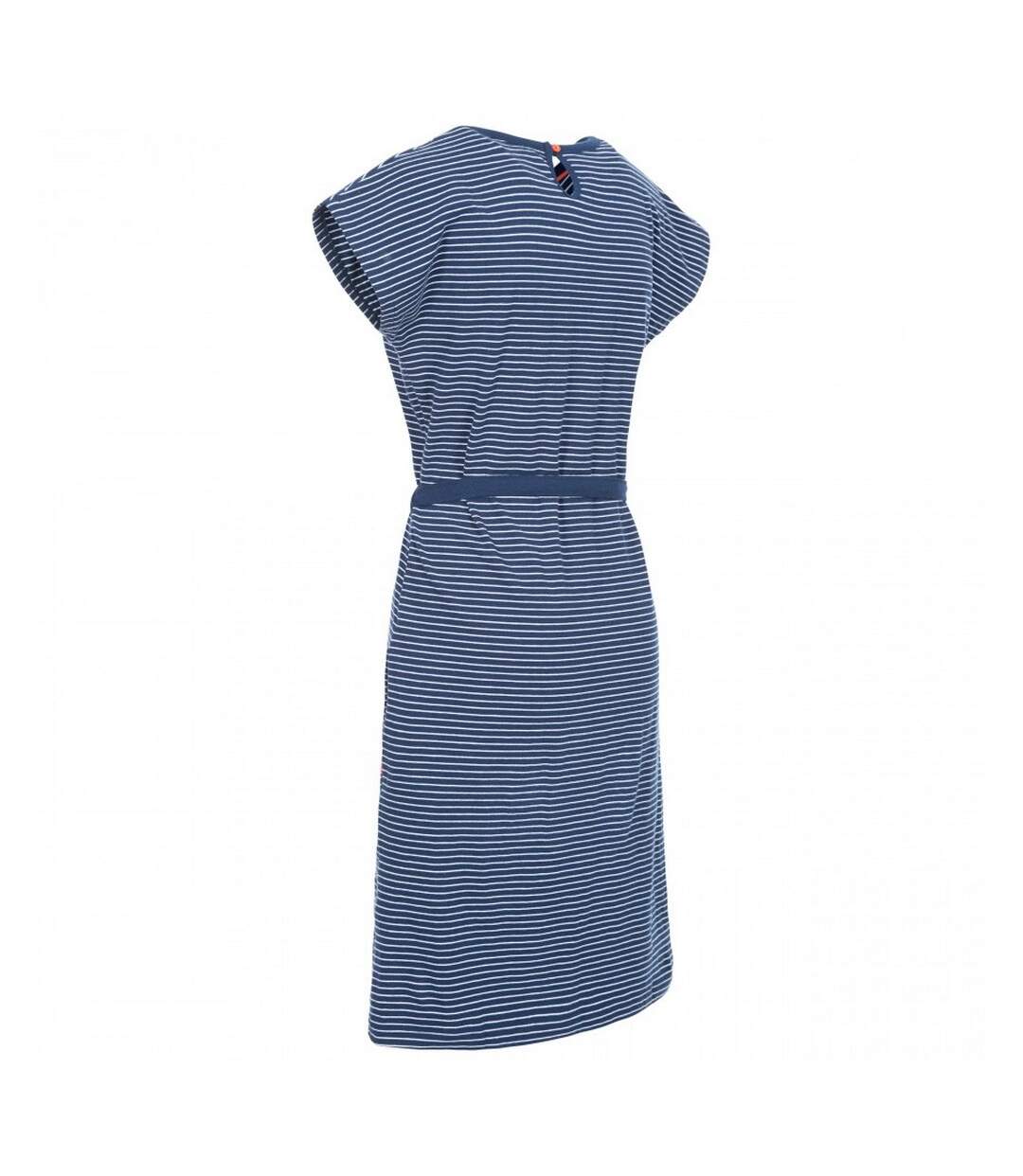 Trespass Womens/Ladies Lidia Round Neck Cotton Dress (Navy Stripe) - UTTP4700-3