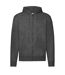Veste À Capuche Classic Homme Gris Foncé Chiné Fruit Of The Loom-1