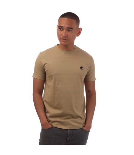 T-shirt Style Logo Oyster River Homme Marron Timberland