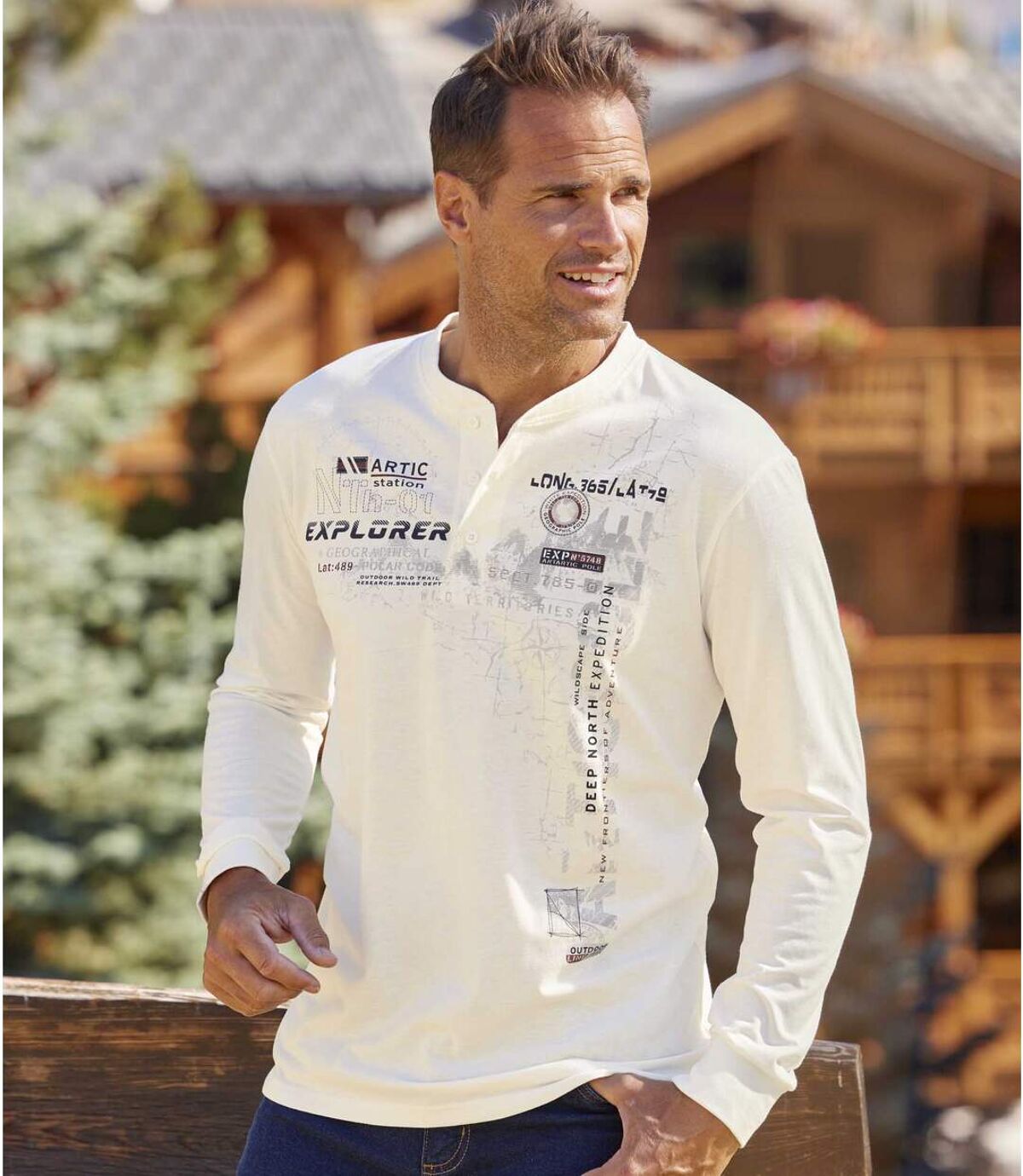 2er-Pack Henley-Shirts Atlas For Men
