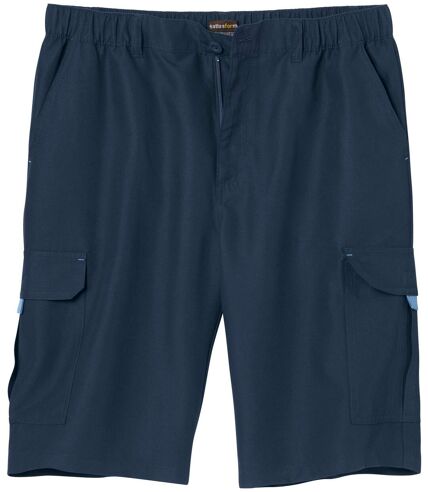 Men's Microfibre Cargo Shorts - Navy