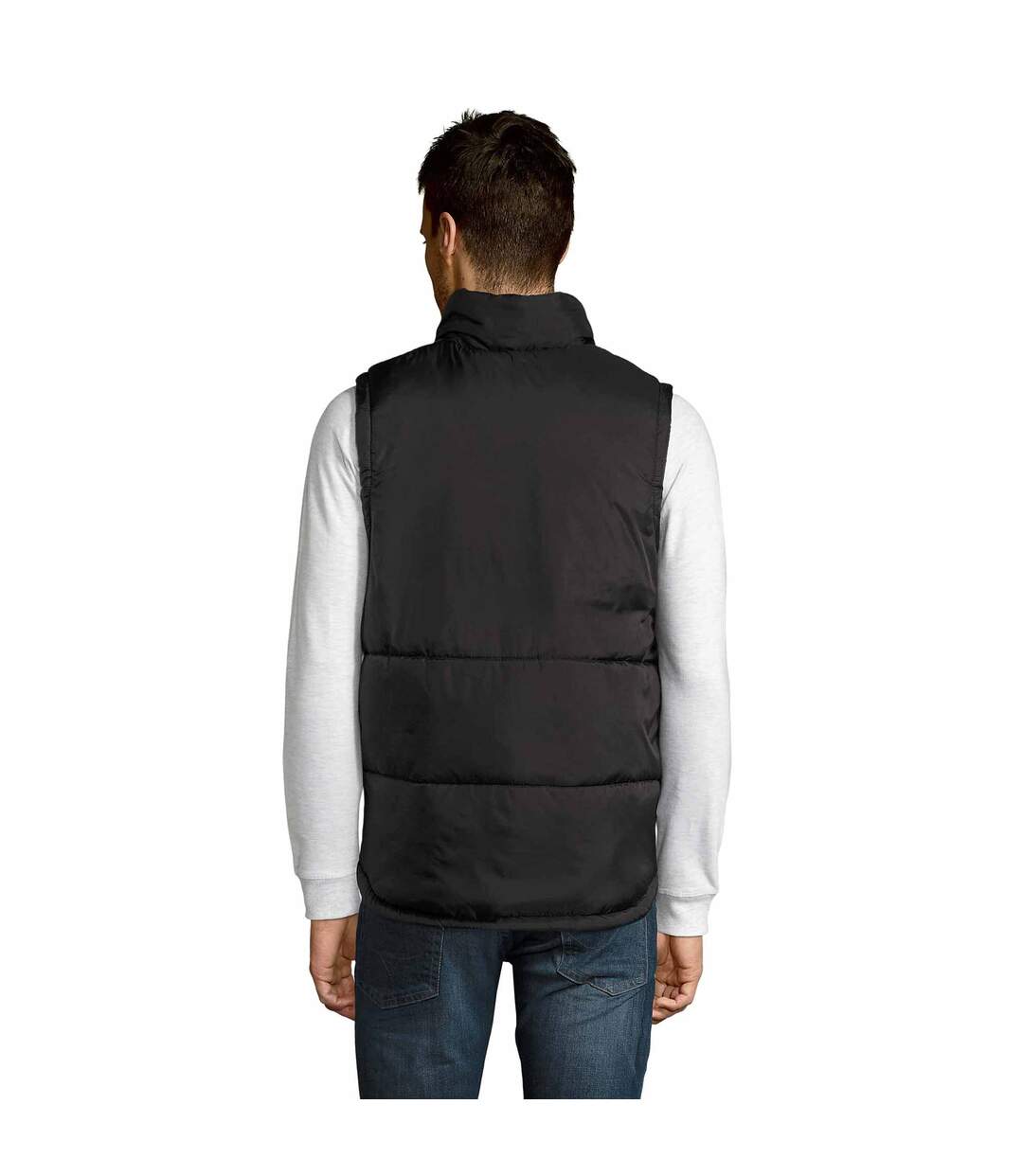 SOLS Warm Unisex Padded Bodywarmer Jacket (Black)