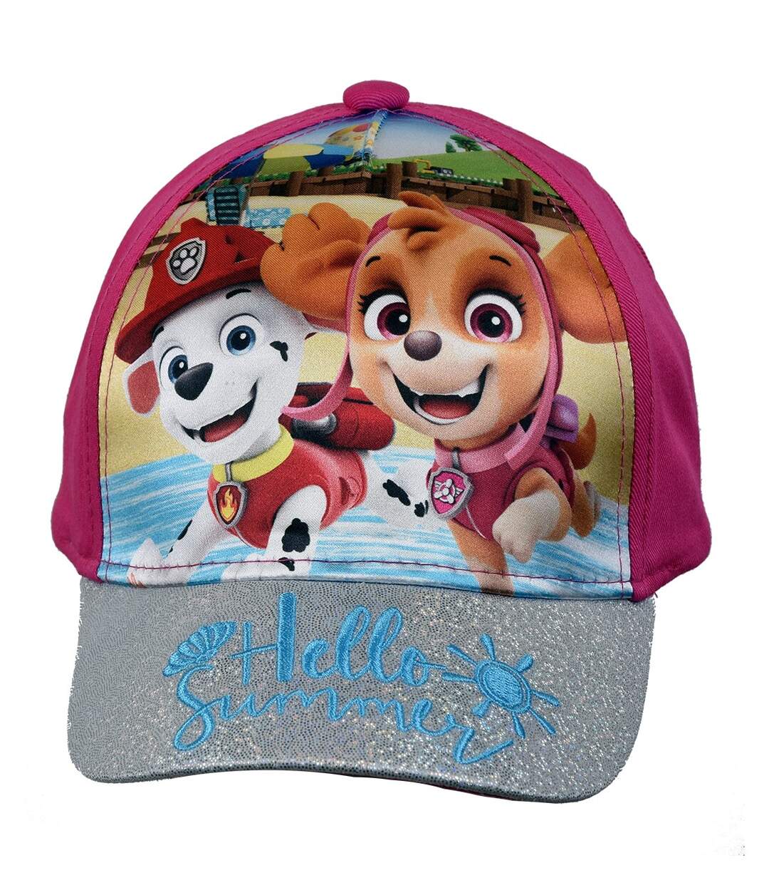 Casquette enfant MULTILICENCE: Pat Patrouille, Mickey, La reine des neiges, Marvel, Avengers.... Et4134 Pat Patrouille Rose-2