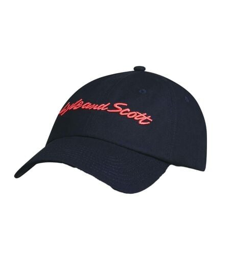Casquette De Baseball Style Texte Adulte Bleu Marine Lyle & Scott