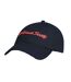 Casquette De Baseball Style Texte Adulte Bleu Marine Lyle & Scott-1