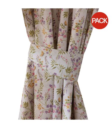Pack of 2  Kira curtains  72in x 66in multicoloured Belledorm
