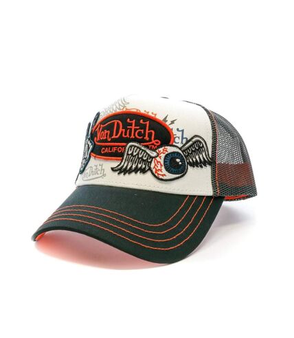 Casquette Noir/Blanc/Rouge Homme Von Dutch TPATCHES04 - Taille unique