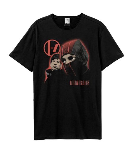T-shirt Style Twenty One Pilots Glow Adulte Noir Amplified
