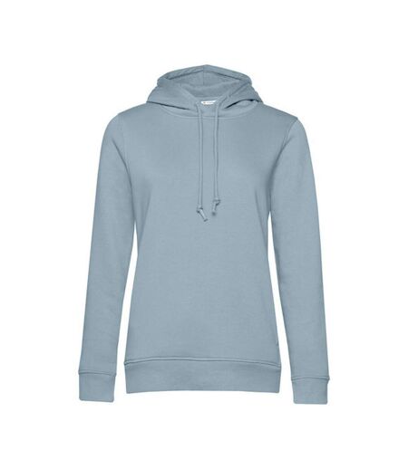 Sweat À Capuche Inspire Femme Bleu Gris B&C