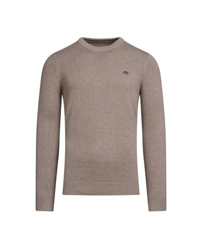 Pull classic homme beige Raging Bull