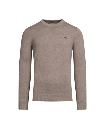 Pull classic homme beige Raging Bull