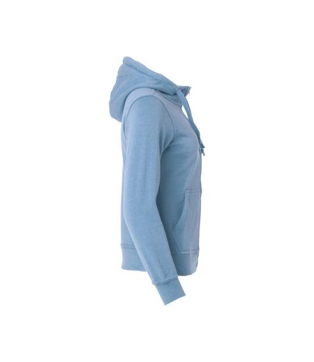 Veste À Capuche Femme Bleu Clair Clique