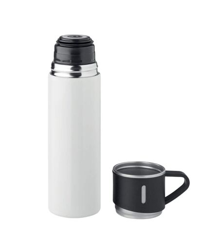 Tonia double-walled 420ml flask one size white MidOcean