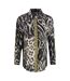 Womens/ladies Siberia 1927 Animal Print Shirt Brown Inoa-1
