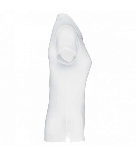 Kariban Womens/Ladies Pique Polo Shirt (White) - UTPC6891