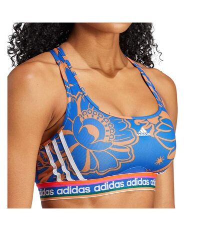 Brassière Bleu/Marron Femme Adidas IM2370 - L