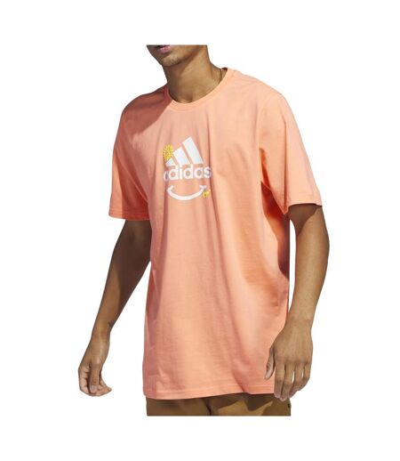 T-shirt Orange Homme Adidas Change - L