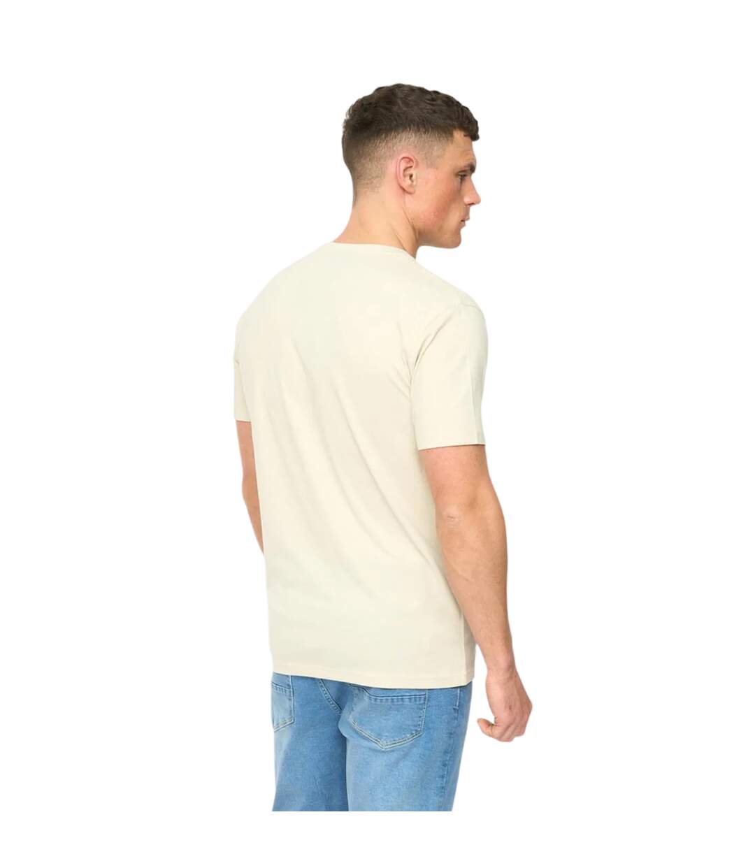 Mens Transflate T-shirt Neutral Crosshatch-3