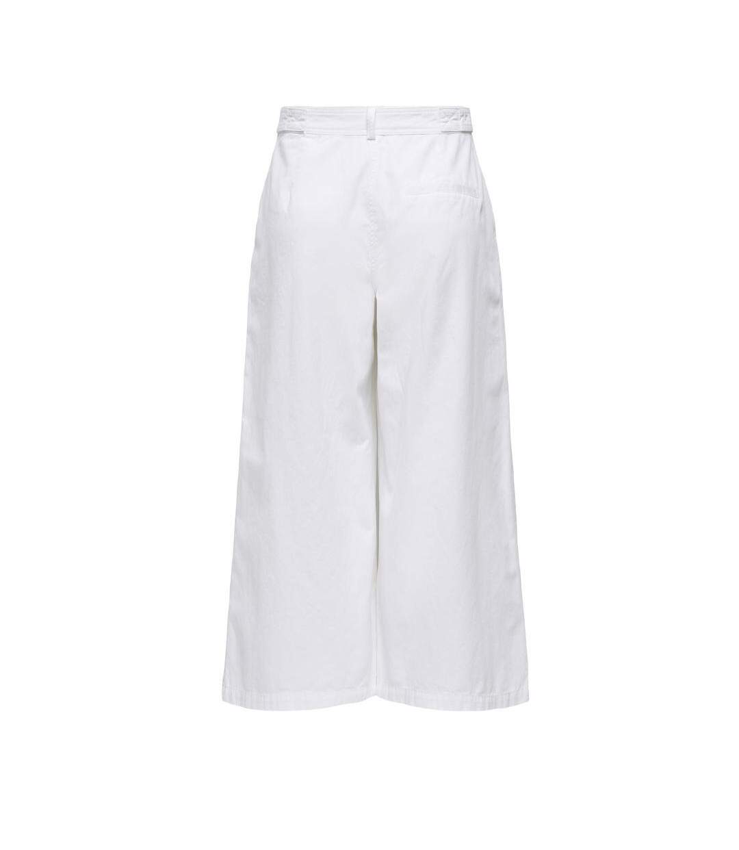 Pantalon fluide blanc femme jdy laura-2