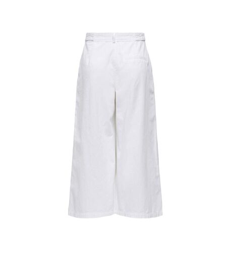 Pantalon fluide blanc femme jdy laura