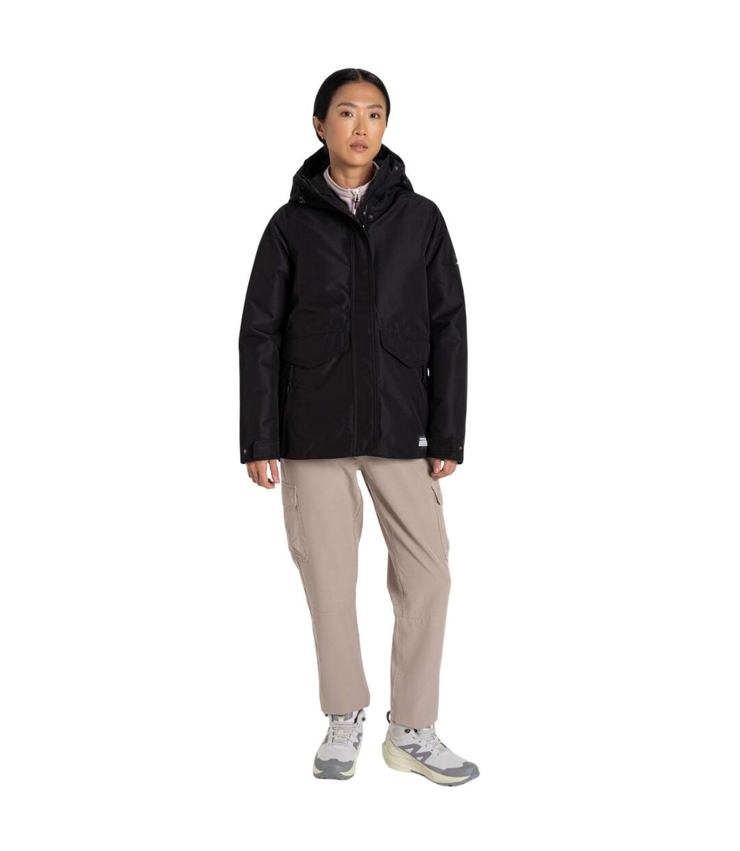 Veste imperméable sally femme noir Craghoppers-3