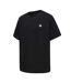 Mens Small Logo Cotton T-shirt Black Pretty Green-3