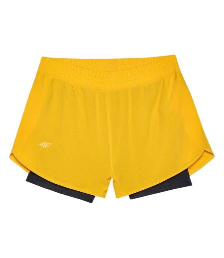 Short Fnk Femme Jaune 4F