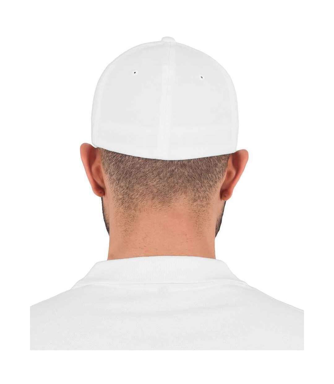 Casquette classique adulte blanc Flexfit-2