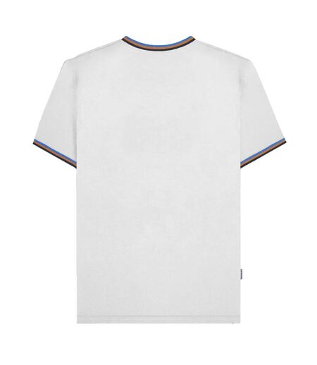 T-shirt ss25 homme blanc / bleu marine / marron jaune / bleu roi Lambretta